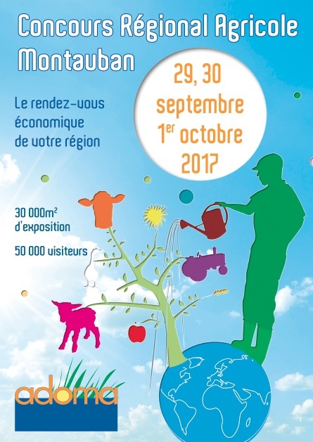 Affiche concours agricole 2017